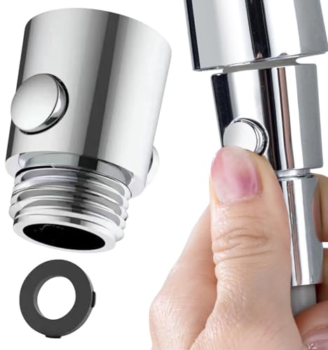Shower Shut Off Valve,G1/2 Shower Head Flowing Restrictor,ABS Shower Valve | Shut Off Show Valve Replacement,Universal Replacement Water Pressure Regulator,for Handheld Showers,Shower Attachment Part
