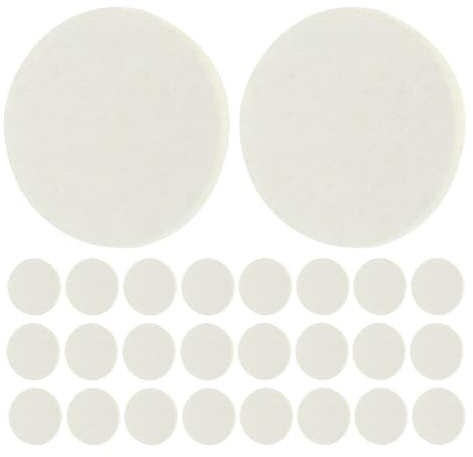 FONDOTIN 300 Stück Auto Duftdiffusor Pads Mit Ätherischen Ölen Kompakt Diffusorpads Auto Lufterfrischer Aromatherapie Nachfüllpads Weiß