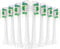 KHBD Toothbrush Heads Compatible with Philips Sonicare Electric Toothbrush, Replacement Brush Heads Fit for EasyClean, Gum Health, FlexCare, HealthyWhite Brush-White-8 Pack