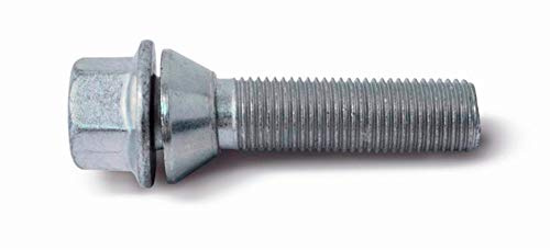 H&R Radschraube Kegelbund mit bewegliche Kegelbund M14x1.50 - Länge 43mm (z.B. kompatibel mit BMW, Volvo)