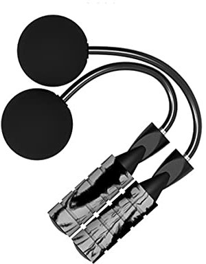 Ropeless Jump Rope, Training Skipping Rope with Memory Foam Handles Adjustable Weighted Jump Rope Workout for Men, Women, Kids Indoor and Outdoor