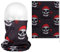 Alsino Multifunktionstuch Schlauchschal Mundtuch Halstuch Kopfbedeckung Haarband Tuch Top Motive Fester Sitz - atmungsaktiv extra lang bedeckt Mund, Nase und Hals (The Black Side Totenkopf)