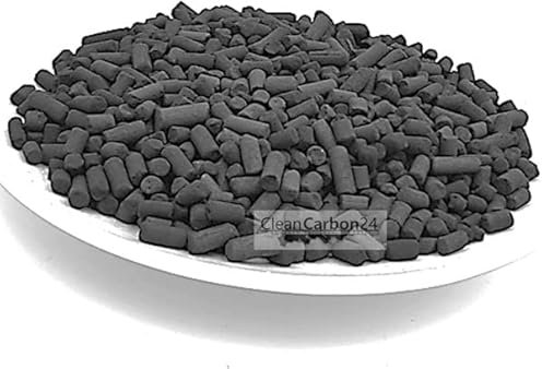 CleanCarbon24® 10 litros pellets de carbón activado de 4 mm; Repuesto técnico para filtros de aire y humo; Adsorción física sin químicos; Ideal para mejorar la calidad del aire interior; desempolvado