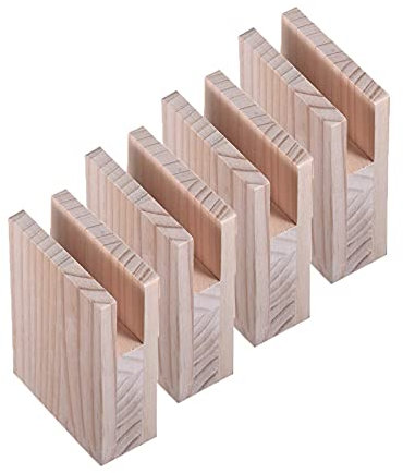 MFLASMF Möbelerhöhungen Betterhöhung Groove Design Tischerhöhung Möbelfüße Holztisch Schreibtisch Betterhöhung Möbelbeine (Farbe: 15 cm, Größe: Schlitzbreite 2,5 cm) 4er-Set