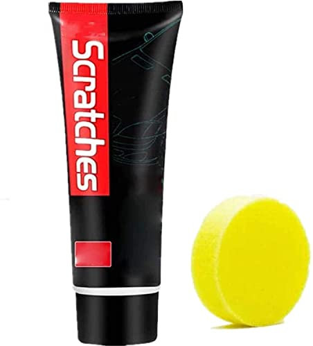 Multipurpose Cooktop Cleaner, Scratch Free Stove Top Scratch Remover, Car Paint Scratch Glass Ceramic Stove Top Cleaner with Sponge (1pcs)