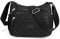 XUDREZ Damen Umhängetasche, mehrere Taschen, Umhängetasche, Umhängetasche, Reisetasche, Handtasche, Schwarz…