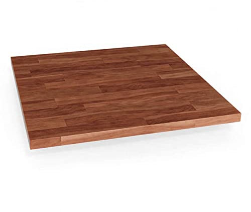 ben+camilla.com Square Massivholz 1er Abdeckplatte | für 1x Cube 32 cm in Erle - Anschlag Links + Rechts | Zubehör für individuelles Flexibles Würfelregal | Erweiterungen für Regalsystem