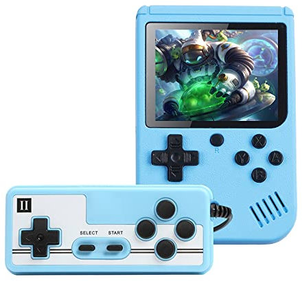 CZT Macarrón Consola de Videojuegos Retro Consola de Juegos portátil para Dos Jugadores 800 Juegos incorporados Salida AV Dispositivo de Juego Consola de Juegos portátil para niñoss