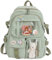 TSLBW Kawaii Rucksack Mit Pin Und Zubehör - Niedlicher Ästhetischer Reiserucksack für Mädchen, Schüler Und Teenager