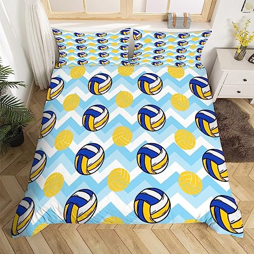 3D Haikyuu Bettwäsche 135x200 Sport Weiche Microfaser Bettwäsche-Sets Bettbezug mit Reißverschluss und 2 Kissenbezug 80x80 cm