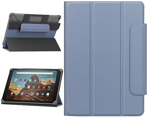 HoYiXi Funda Universal para Tableta de 9-11 Pulgadas Samsung Galaxy Tab/Lenovo/PRITOM/Fire Tableta con Soporte Plegable Funda Protectora para Tableta de 9 10.1 11 - Morado
