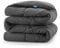 CozyLux Bettdecke 240x260 cm für 4 Jahreszeiten, Steppdecke Mikrofaser 300gsm, Ganzjahresdecke 260x240, Super Weiche Zudecke Schlafdecke Atmungsaktive 240 x 260, Grau