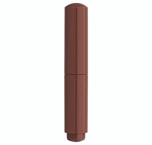 czxwyst Majohn Wancai II Mini Fountain Pen Pocket Travel Ink Pen (Fine Nib, Brown)