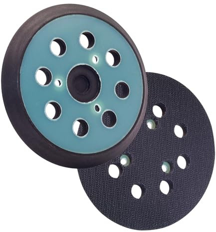 2 Pack 5-Inch Replacement Sander Pads, 5 8 Holes Sanding Pad Compatible with DeWalt D26451, D26453, DW421, Fit for Makita BO5041, BO5010, BO5030, BO5031, XOB01Z Orbital Sander