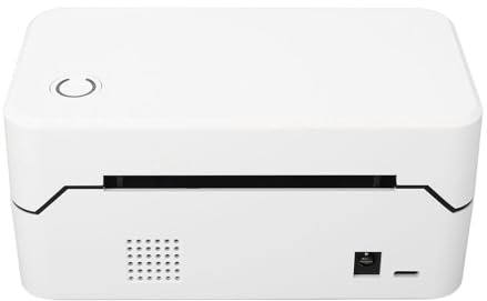 Eacam Thermo -Etikettendrucker, drahtlosen Desktop -Versandetikettdrucker, Hohe Auflösung 203 DPI, 72 Beschriftungen Pro Minute, Wide Range -Anwendungen mit -Verbindung für 7, 8,