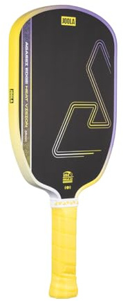 JOOLA Heat Vision - Paleta de pickleball de 16 mm, superficie de fibra de carbono texturizada para giro, película SK para reducir la vibración, aprobada por USAP, chip NFC habilitado
