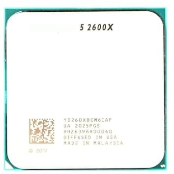 5 R5 2600X 3.6GHz 6-Core 12-Thread 95W CPU Socket AM4 Procesador de Escritorio