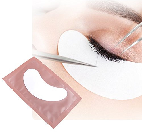 Augenpads für Wimpernverlängerung Wimpern Pads Wimpernverlängerung Pads Eyelash Pad Wimpern Färben Pad Wimpernlifting Pad Under Eye Pads Eye Patch Augen Pads 50 Paar (Rosa)