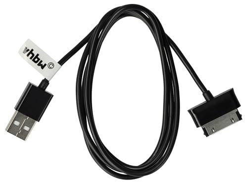vhbw Câble de charge USB remplacement pour Samsung ECC1DPU pour tablette noir