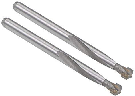 sourcing map Cemented Carbide Twist Drill Bits 6.5mm Metal Drill Cutter for Stainless Steel Copper Aluminum Zinc Alloy Iron 2 Pcs