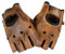 EURO STARS Motorradhandschuhe Biker Fingerlose Handschuhe Braun, Handschuhe für Motorrad, Fahrrad, Auto, Klettern und Camping Outdoor (3XL, König Brown)