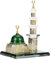 Pssopp Kristall Sammlerfiguren Muslim Kaaba Modell Kaaba Replik Modell Prunkstück Islamisches Gebäude Handwerk Souvenirs Geschenke Home Tisch Auto Dekor