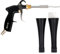 GZ-KJM High Pressure Car Interior Spraying Washing Gun with 2 Set Nozzle Sprayer Connector Air Pulse Car Washing Equipment Tool (Upgrade-Dust Blow Gun)