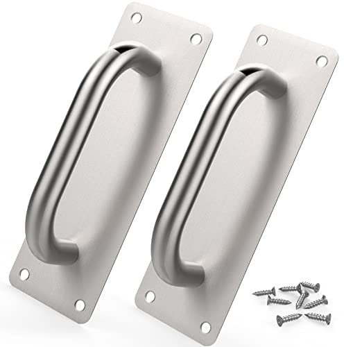 Geboor 2Pack Sliding Barn Door Handle, 20cm Gate Door Handle, Stainless Steel Door Pull Handle for Sliding Barn Door Gate Cabinet Closet Drawer Garage Shed