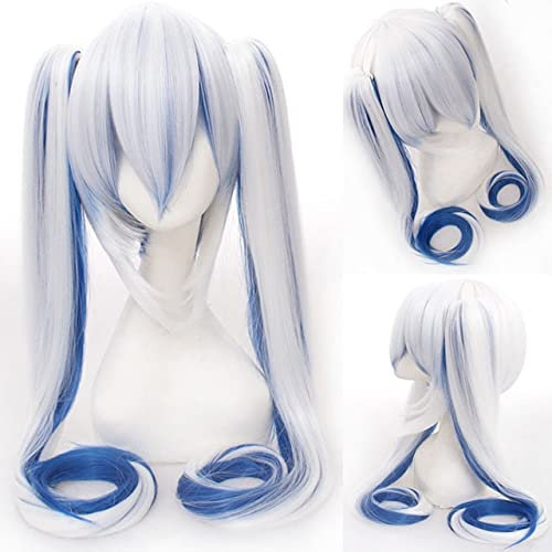 Wig for 120cm Cosplay Long Ponytails Hair Vocaloid Hatsune Miku Heat Resistant Synthetic Hair Wigs+Free Wig Cap 20 Colors CY120-13