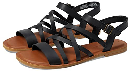 TOMS Womens Sephina Flip Flops Sandals Black 5 UK