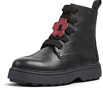 Camper Girls Norte Kids K900150 Ankle Boot, Black 017 Tws, 2 UK Child