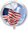 Pillendose Usa-Flagge Niedliches Tägliches Pillenetui, 2 Fächer