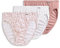 Jockey Women's Underwear Plus Size Elance French Cut - 3 Pack, Diamond White/Prim Floral/Earth Rose, 5