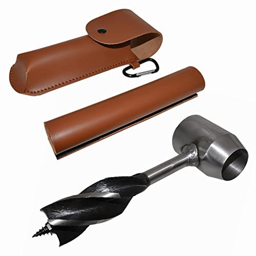 Taladro de Tornillo Manual Herramienta de Supervivencia Multi-Uso Bushcraft Settler Llave Al Aire Libre Escocés Ojo Madera Clavo