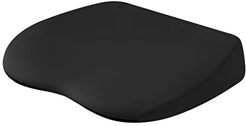 Asiento elevador para adultos, cojines de asiento de coche para personas bajas, cojines de asiento de coche con memoria de rebote, alivia la fatiga, diseño antideslizante para cojín de silla de coche