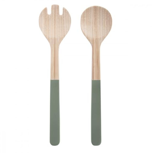 Present Time Salatbesteck aus Bambus, S