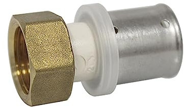 Raccord femelle ecrou tournant,multicouche à sertir, PPSU, 16x2,0-1/2.