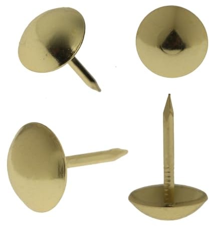 Upholstery Tacks for Furniture Vintage Upholstery Nails Tacks for Decorative 100Pcs Furniture Sofa Thumb Nails Pins Assortment Kit 7/16 Head Diameter Upholstery Nails Decorative Tacks for Furniture | Upholstery Nails Tacks for Decorative Furniture Sofa Nails Pins Assortment Kit 7/16 Head Diameter Upholstery Nails