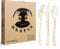 Nkaiso 120 Piece Gold Silverware Set, 40 Knives, Forks & Spoons, Reusable Tableware for Weddings, Parties & Events