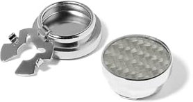 BRERA67 Knopfclips Herren für Hemd, Manschettenknöpfe Herren Made in Italy, Cufflinks for Men Hochzeit beige Kohlefaser - Silber