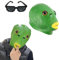 CTCEHL Fisch Maske,es maske,Tierkopfmaske,Monster Fisch Maske,Cosplay Maske,Grüner Fischkopf Maske mit lustiger Brille für Karneval,Kostümparty,Parade