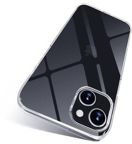X-level for iPhone 15 Case, Ultra Thin Crystal Clear Soft TPU Bumper Anti-Scratch Clear Phone Back Cover Compatible with iPhone 15 6.1-Inch, Transparent