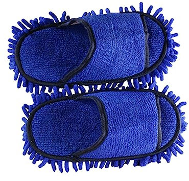 Didiseaon Fashionable Sturdy Indoor Shoes Mop Sliers for Floor Cleaning Dusting and Everyday Wear