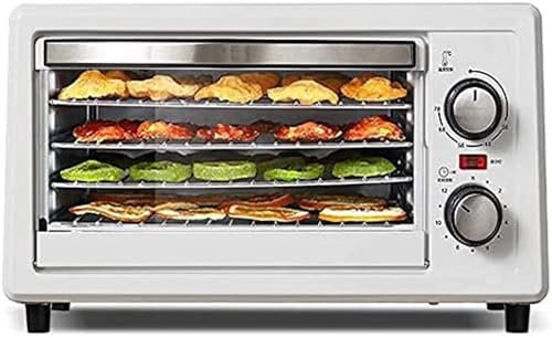Essiccatore For Alimenti A 5 Vassoi Con Finestra In Vetro Visibile, Mini Essiccatore For Frutta, Essiccatore Domestico, Controllo Della Temperatura Regolabile Da 38 A 78 °C