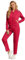 BASICDOT Jogginganzug Damen Set Lang Trainingsanzug Zweiteiler Frauen Freizeitanzug Langarm Reißverschluss 7017-L