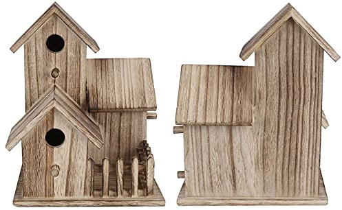 Holz-Vogelhaus, Kleiner Garten-Vogel-Nistkasten, Holzhaus, Heimtierbedarf, Dekoration für Vögel und Naturliebhaber