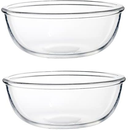COLLBATH 2piezas Cuenco para Ensalada Postres y Servir Comida Ensaladeras De Diseño Elegante