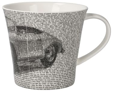 Goebel Kaffee- / Teetasse Mug Saxa - Porsche 356 Black 0,35l, Bunt
