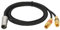 YINETTECH 1 câble audio DIN mâle à 5 broches vers 2 RCA mâles prises phono mâles compatible avec Bang compatible avec Naim noir, 0,9 m