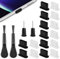 JAWUZ 20 Stück USB C Staubschutz Set,USB C Reinigungsset, Handy Reinigungsset,Silikonhülle USB Ladebuchse Staubschutzkappe,Kompatibel mit iPhone15/15Pro/15ProMax,Google,Samsung,Galaxy,Motorola etc